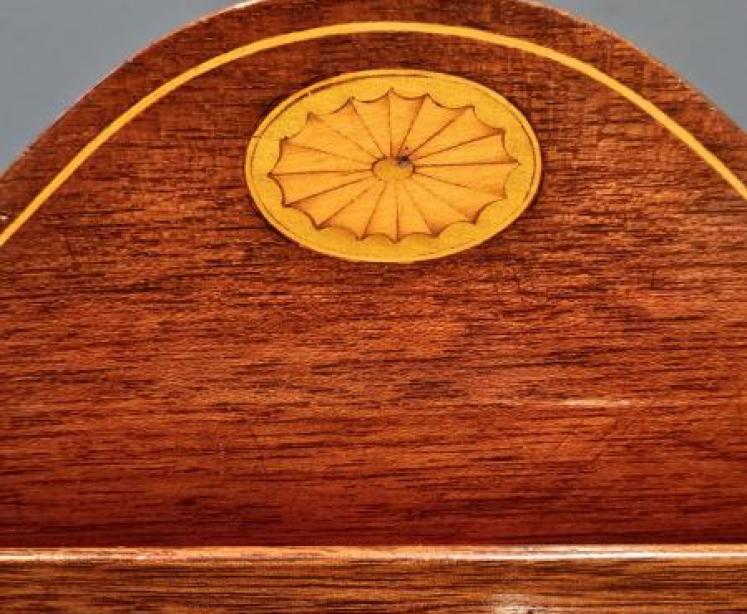 Late Victorian Mahogany Pen, Ink and Letter Stand - Image 3