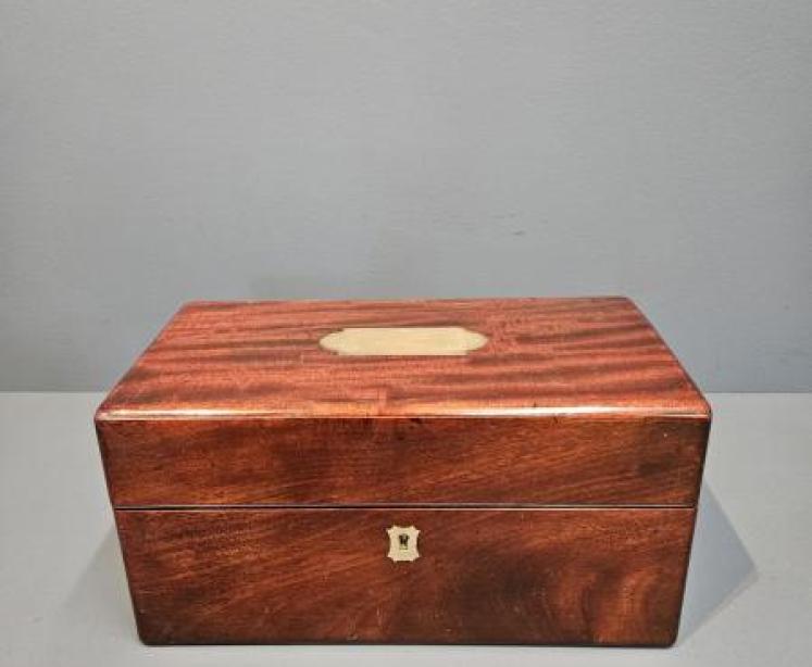 Victorian Mahogany Apothecary Box - Image 2