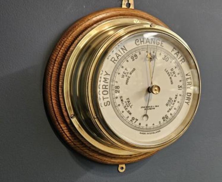 Barkers Kensington Bulk Head Barometer - Image 6