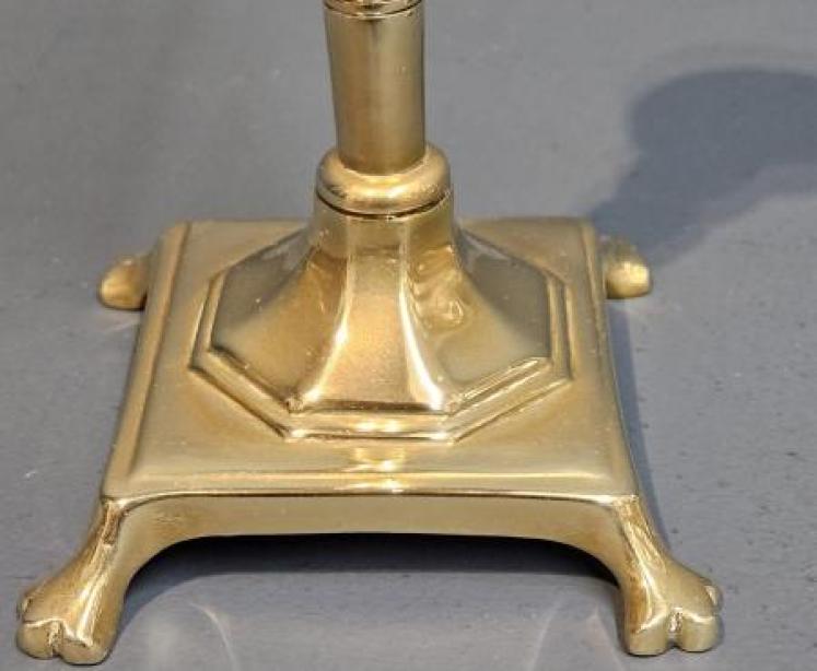 Pair of George III Brass Candlesticks  - Image 6