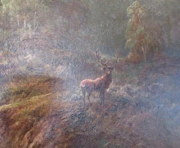 Fine Scottish Oil 'Loch Sween' Douglas Falconer - Image 3