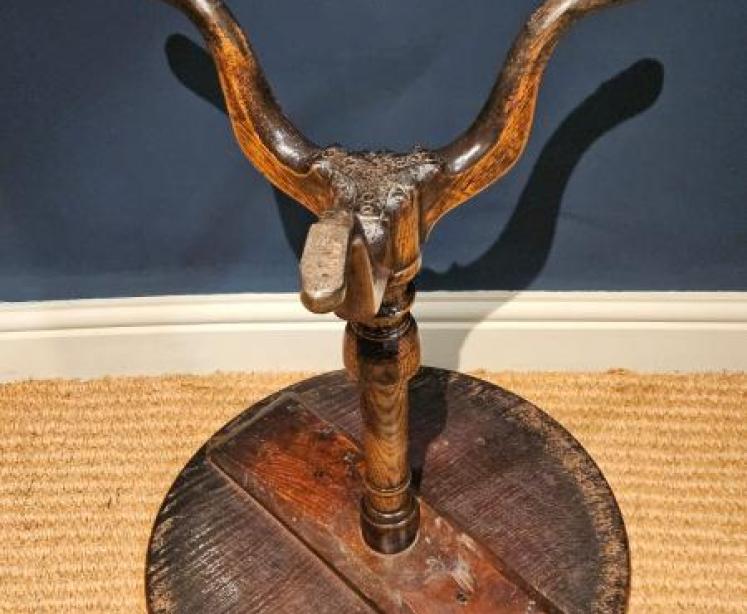 George II Ash Tripod Table - Image 4