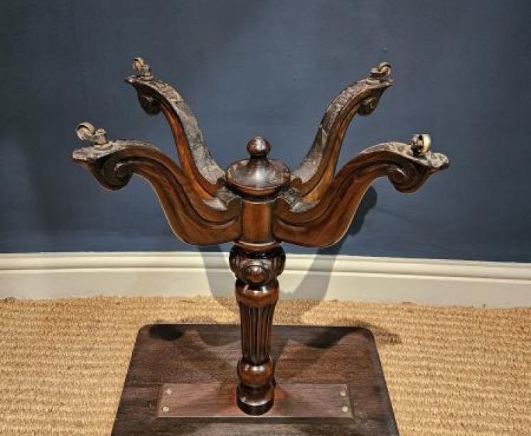 Early Victorian Burr Walnut Occasional Table - Image 6