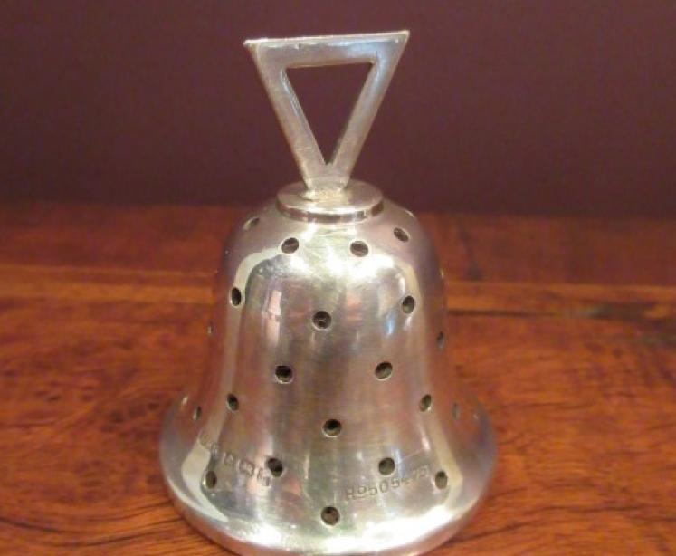 Edwardian Period Silver Novelty Bell Pin Cushion - Image 1