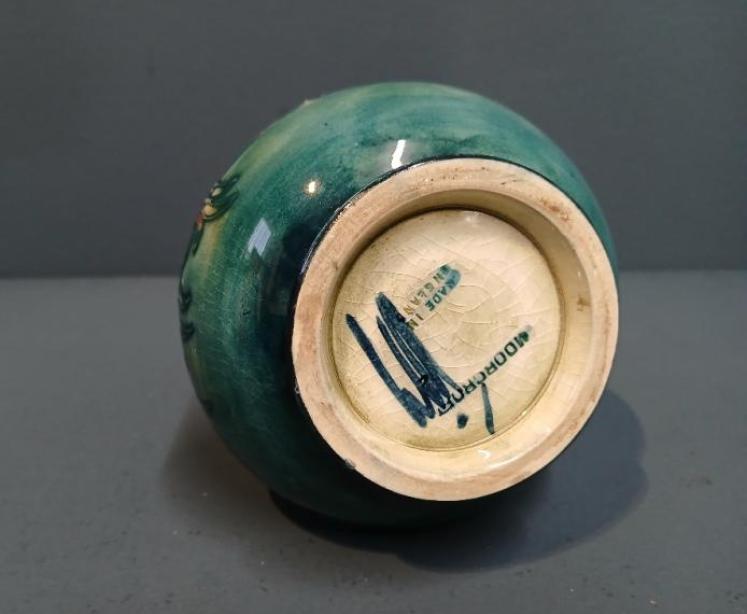 Moorcroft Anemone on Green Ground Vase - Image 5