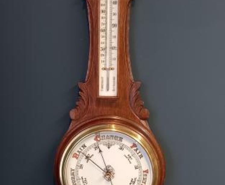 Mid Victorian Benetfink of London Banjo Barometer - Image 1
