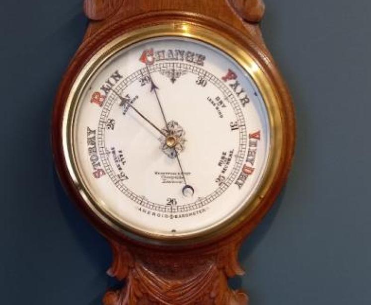 Mid Victorian Benetfink of London Banjo Barometer - Image 2