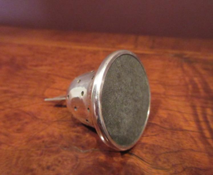 Edwardian Period Silver Novelty Bell Pin Cushion - Image 3