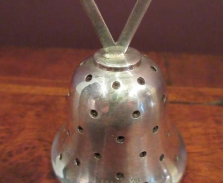 Edwardian Period Silver Novelty Bell Pin Cushion - Image 4
