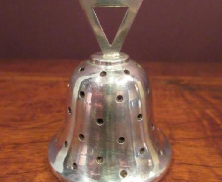 Edwardian Period Silver Novelty Bell Pin Cushion - Image 5