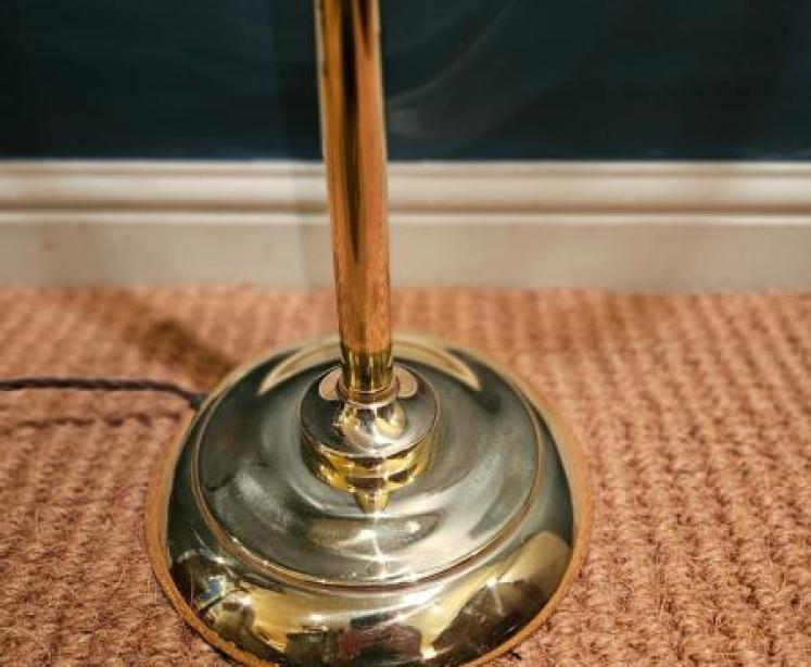 Brass Floor Standing Reading Lamp - Image 4