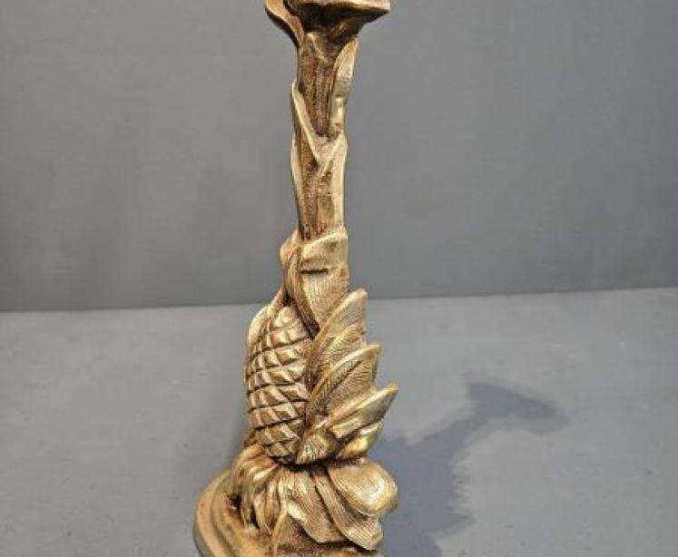 Victorian Brass Pineapple Door Stop - Image 6