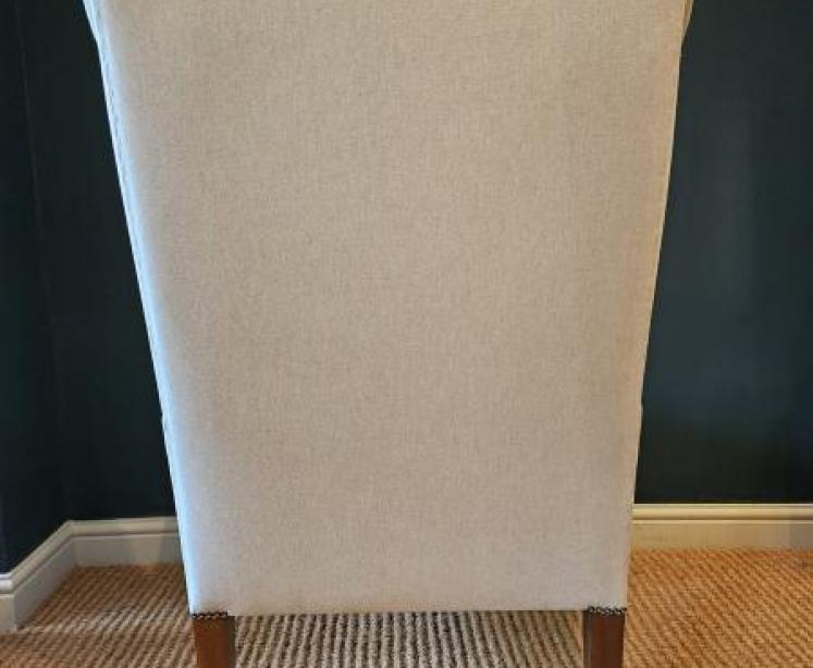 Matching Pair of Wing Back Armchairs - Image 3