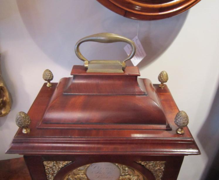 Fine George III Cushion Top London Bracket Clock - Image 3