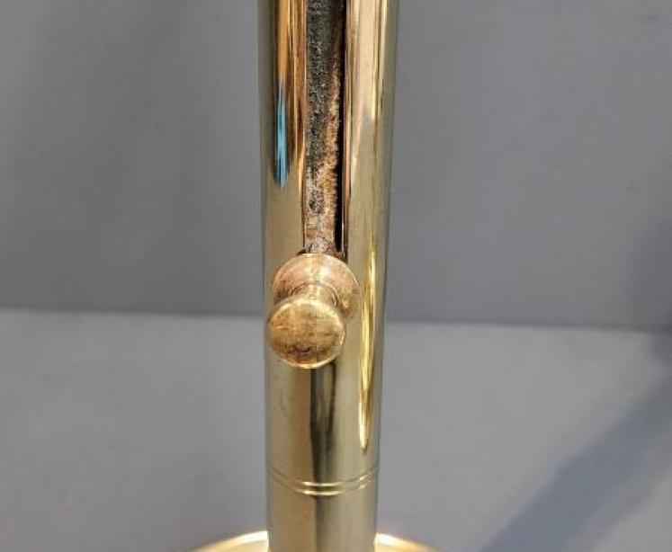 Pair of Tall George III Candlesticks - Image 5