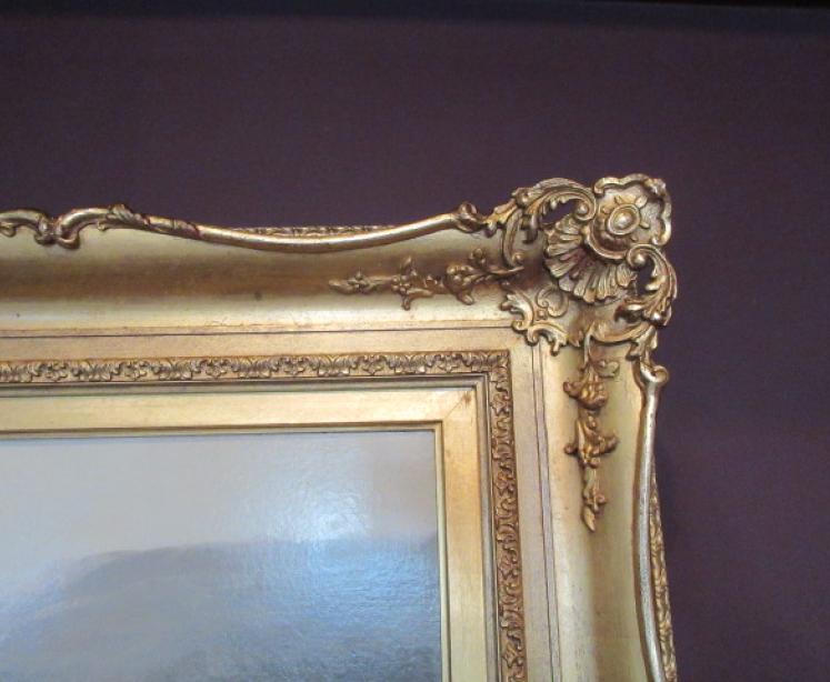 Impressive Victorian Oil 'Sheep in Moorland Landscape' Painting - Image 3