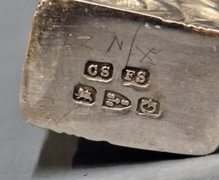 Victorian Silver Match Holder for Chatalaine  - Image 4