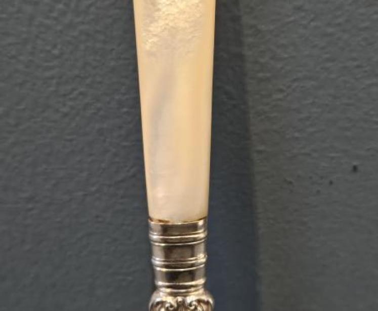 Victorian Silver Hors D'oeuvres Fork - Image 5