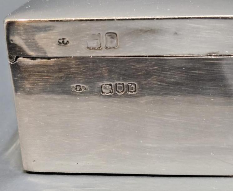 Victorian Silver Patience Box & Cards - Image 3