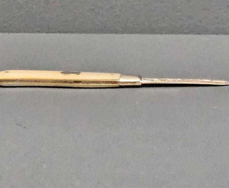 Victorian Engraved Silver Pen Knife  - Image 2