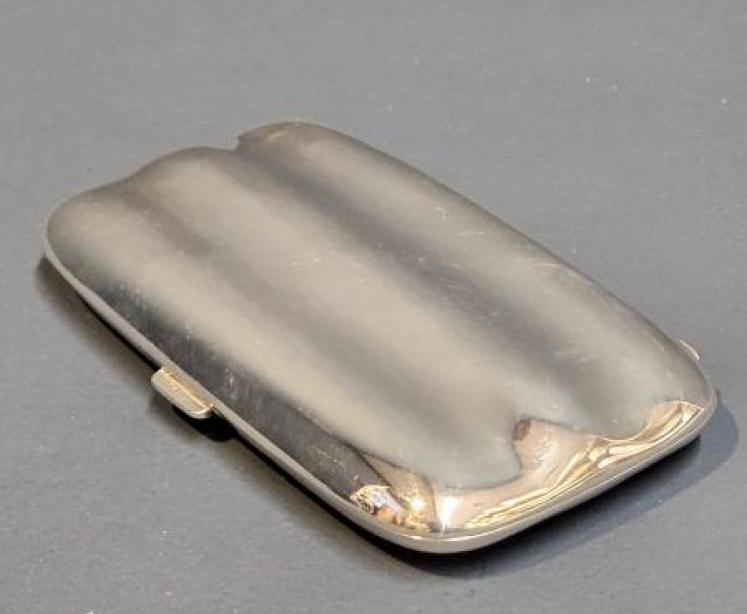 Edwardian Silver Cigar Case - Image 1