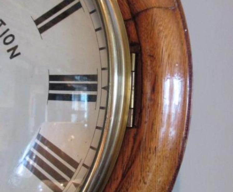 Late 19th Century Fusee 'Ashton Tramways' Wall Clock - Image 3