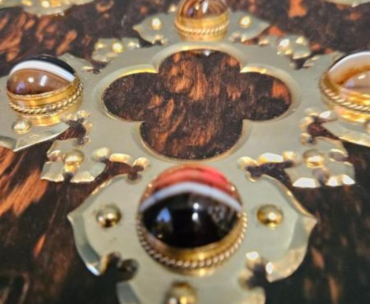 Superb Brass Bound Coromandel Games Compendium - Image 5