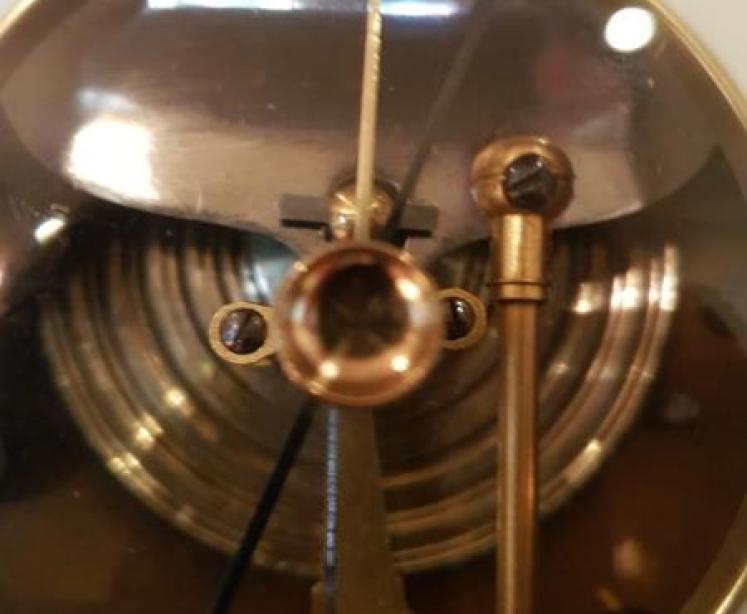 Mid Victorian Cast Bronze Marine Barometer - Image 4