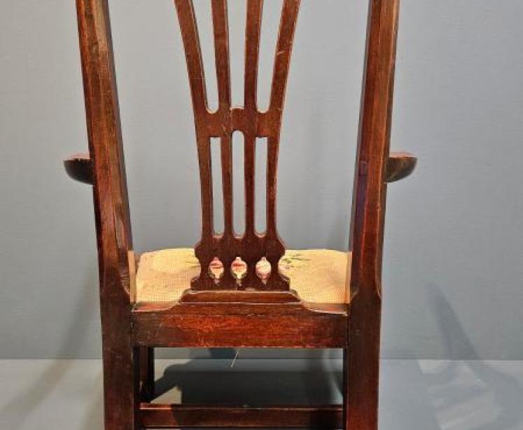 George III Mahogany Child's Chair - Image 3