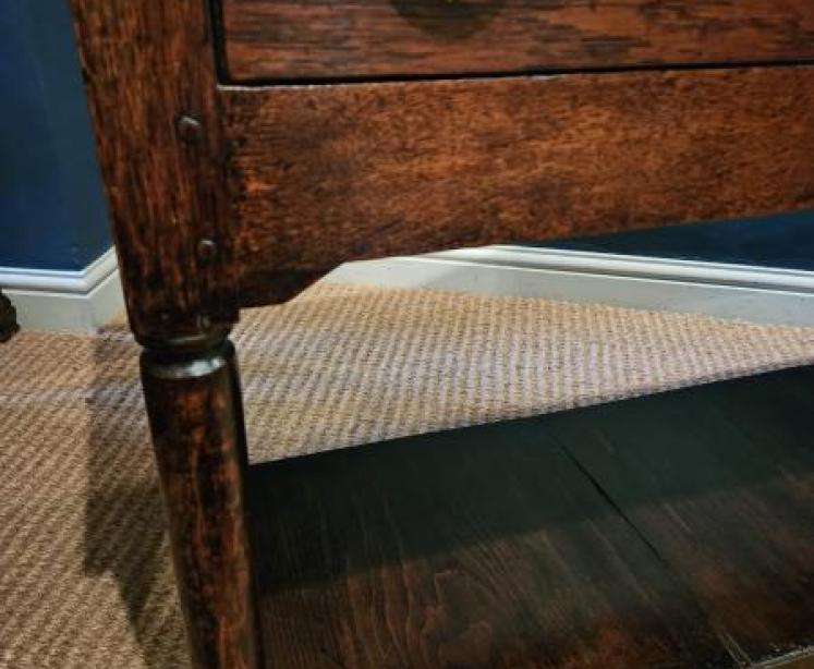 George II Oak Open Pot Board Dresser - Image 6