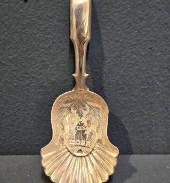 Fine Quality Victorian Silver Caddy Spoon 