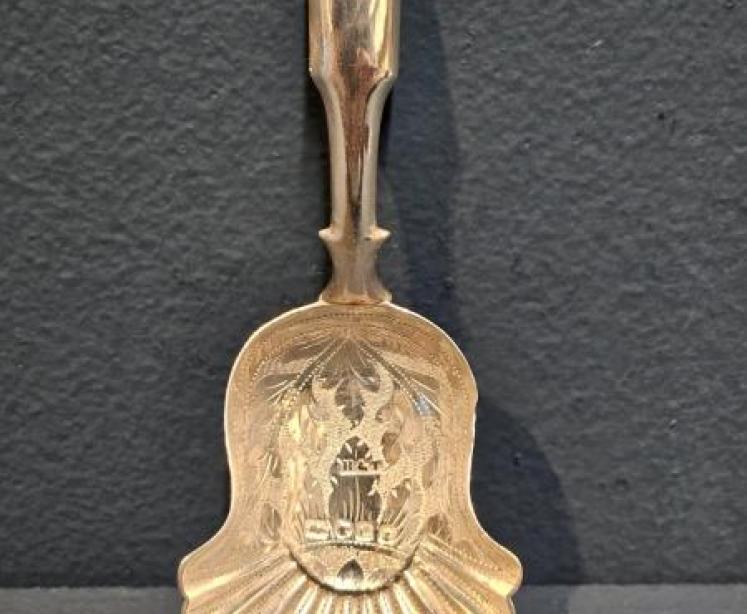 Fine Quality Victorian Silver Caddy Spoon  - Image 1