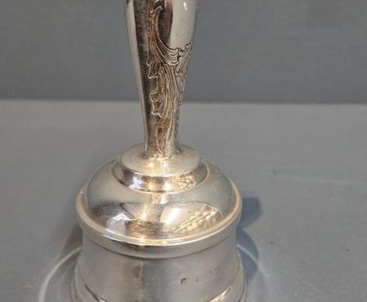 George V Silver Hand Bell  - Image 1