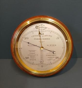Large Edwardian Period 'Forecasting' Barometer