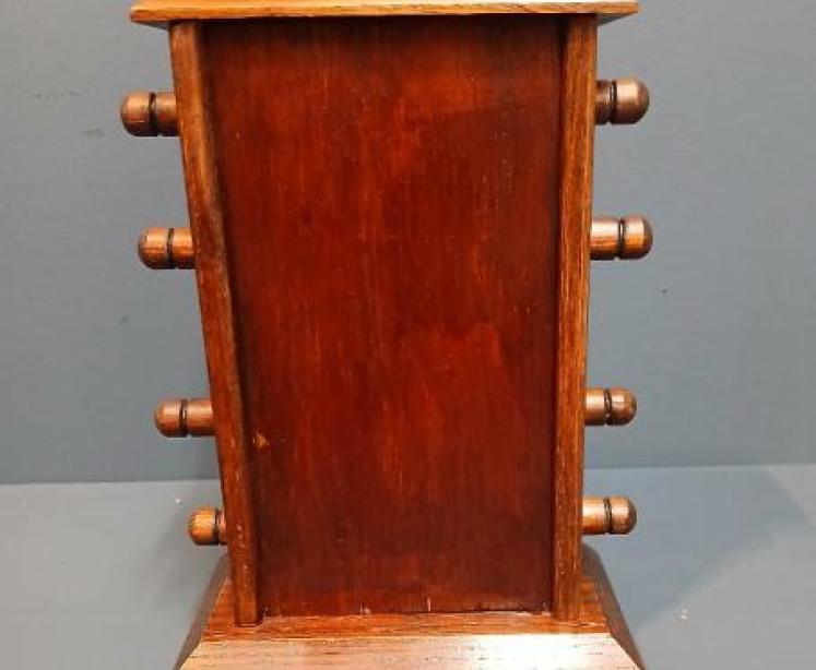 Edwardian Period Oak Perpetual Desk Calendar - Image 5