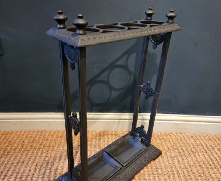 Victorian Cast Iron Stick Stand - Image 1