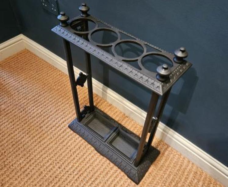 Victorian Cast Iron Stick Stand - Image 4