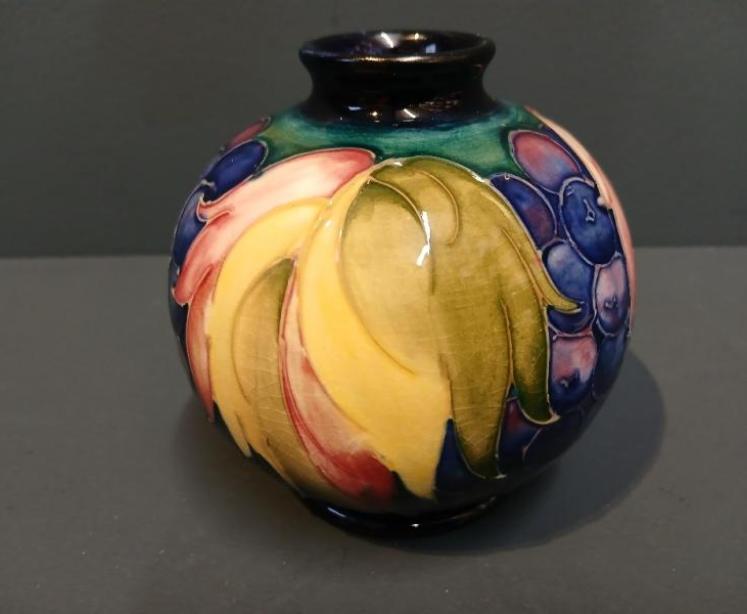 Moorcroft Leaf & Berries Globular Vase - Image 5