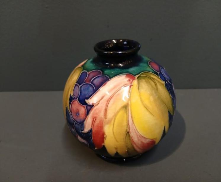 Moorcroft Leaf & Berries Globular Vase - Image 7