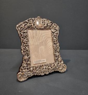 Victorian Silver Photo Frame By William Comyns 