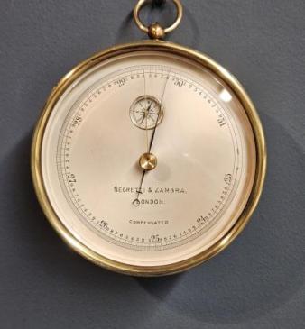 Negretti & Zambra Marine Barometer with Compass