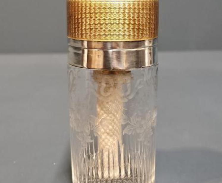 Rare Edwardian Silver and Enamel Room Atomiser - Image 1