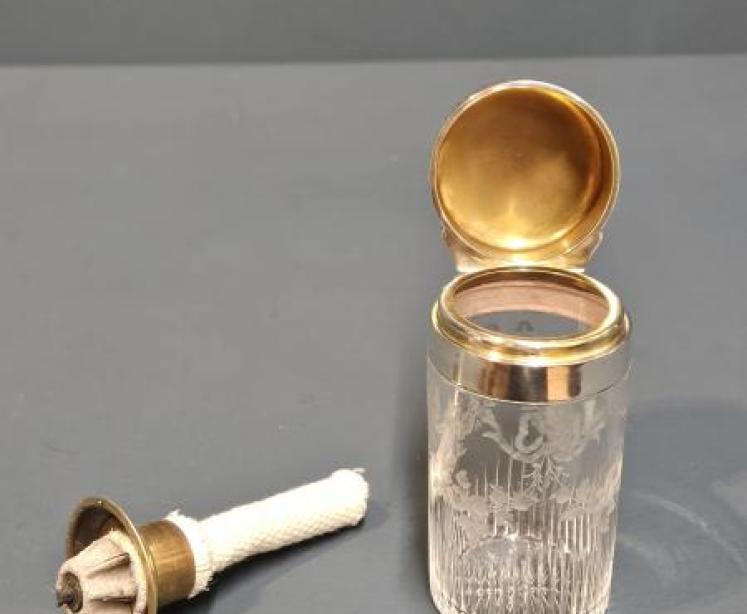 Rare Edwardian Silver and Enamel Room Atomiser - Image 4