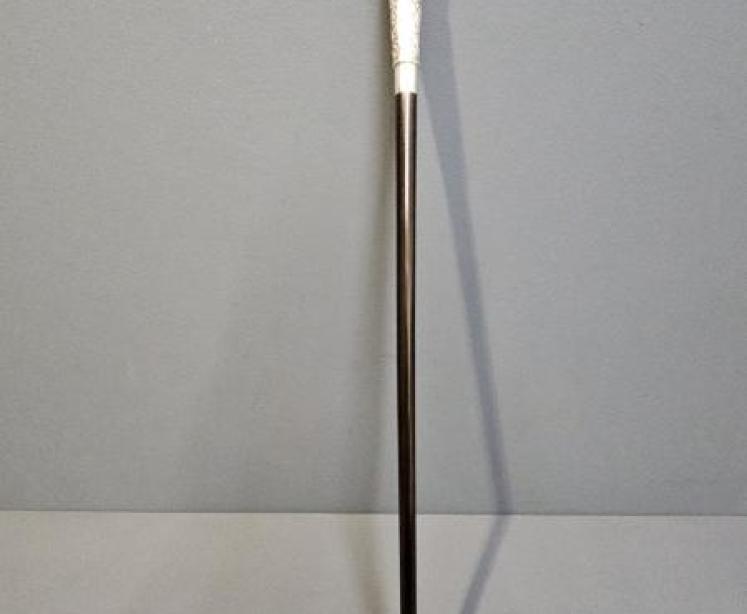 Victorian Silver & Ebony Conductor's Baton - Image 2