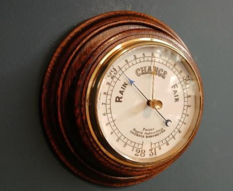 Rare Victorian 'Rapid Indicating' Aneroid Barometer - Image 1