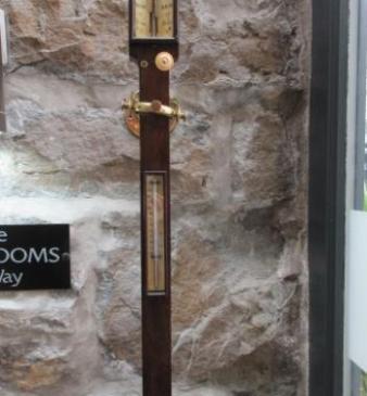 Late 19th Century Rosewood Marine Stick Barometer