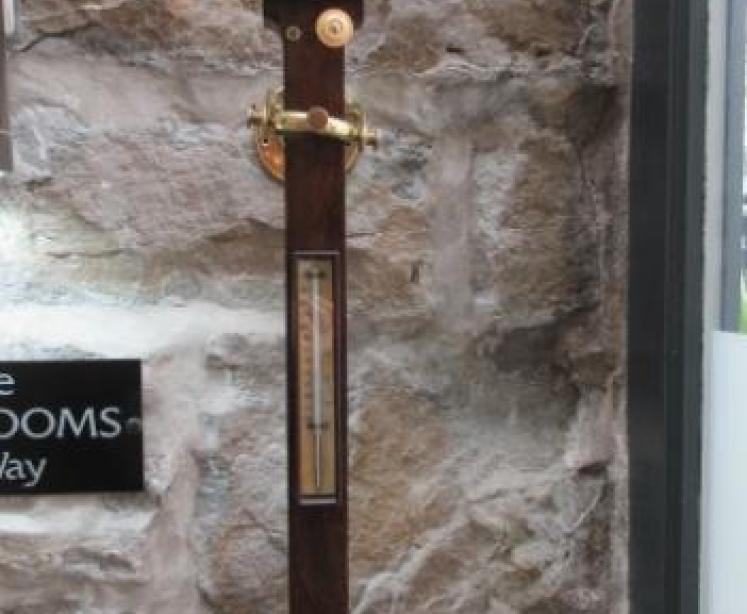 Late 19th Century Rosewood Marine Stick Barometer - Image 1