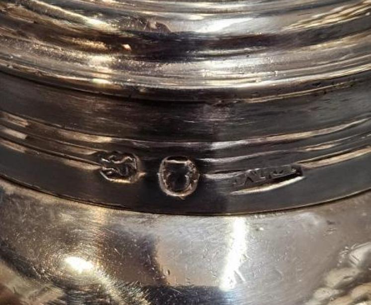 Georgian Silver Wine Funnel - Image 3