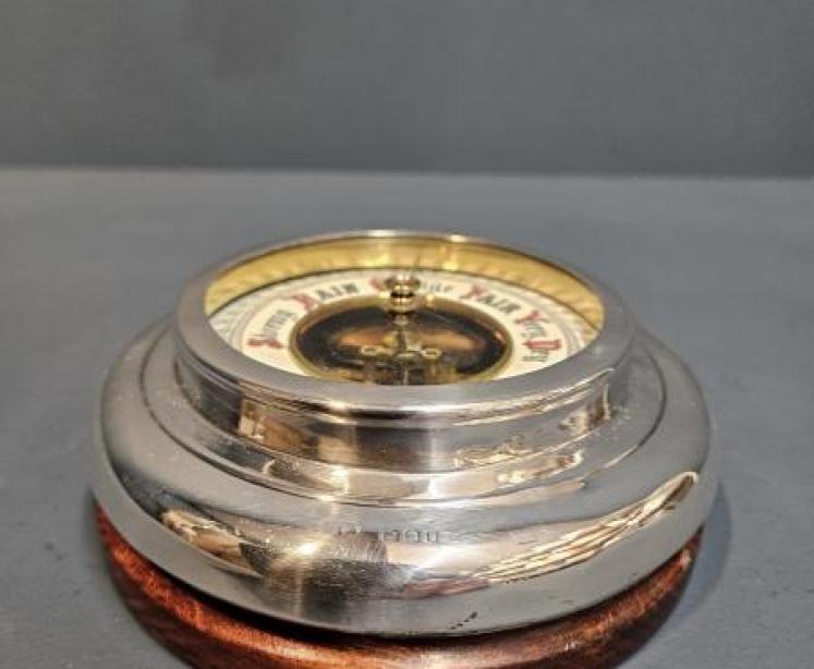 Edwardian Silver and Mahogany Cased Barometer - Image 6