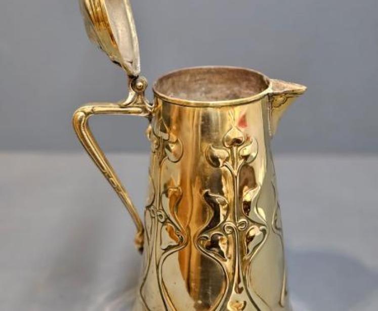 Art Nouveau Brass Jug - Image 4